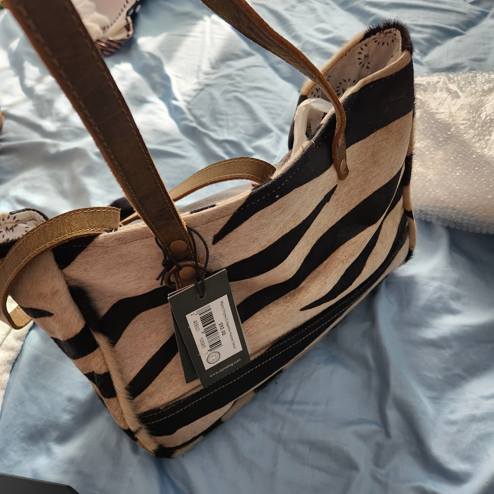 Zebra Print Purse NWT Myra Bag